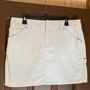 J.Crew Lt Grey Corduroy Mini Skirt- Size 14